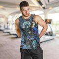 Kangaroo Aboriginal Pattern Dot Art Men Tank Top