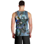 Kangaroo Aboriginal Pattern Dot Art Men Tank Top