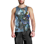 Kangaroo Aboriginal Pattern Dot Art Men Tank Top