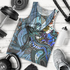 Kangaroo Aboriginal Pattern Dot Art Men Tank Top