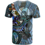 Kangaroo Aboriginal Pattern Dot Art T Shirt