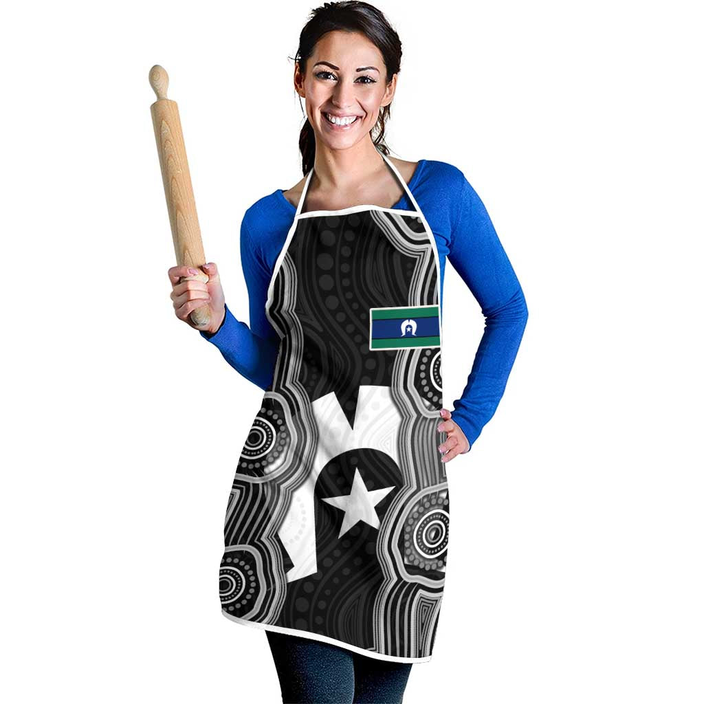 Torres Strait Islander Apron Flag Feather Headdress Indigenous Dotwork Tribal Art