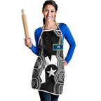 Torres Strait Islander Apron Flag Feather Headdress Indigenous Dotwork Tribal Art