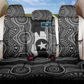 Torres Strait Islander Back Car Seat Cover Flag Feather Headdress Indigenous Dotwork Tribal Art