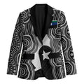Torres Strait Islander Blazer Flag Feather Headdress Indigenous Dotwork Tribal Art