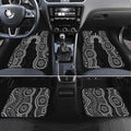 Torres Strait Islander Car Mats Flag Feather Headdress Indigenous Dotwork Tribal Art