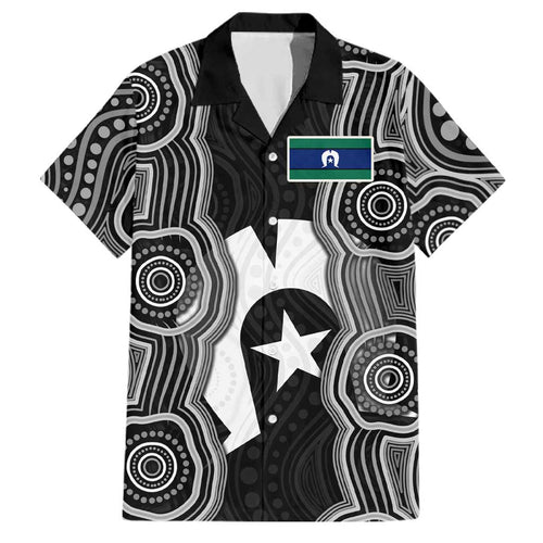 Torres Strait Islander Family Matching Mermaid Dress and Hawaiian Shirt Flag Feather Headdress Indigenous Dotwork Tribal Art