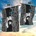Torres Strait Islander Garden Flag Flag Feather Headdress Indigenous Dotwork Tribal Art