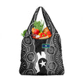 Torres Strait Islander Grocery Bag Flag Feather Headdress Indigenous Dotwork Tribal Art
