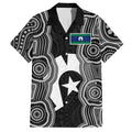Torres Strait Islander Hawaiian Shirt Flag Feather Headdress Indigenous Dotwork Tribal Art