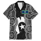 Torres Strait Islander Hawaiian Shirt Flag Feather Headdress Indigenous Dotwork Tribal Art