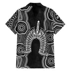 Torres Strait Islander Hawaiian Shirt Flag Feather Headdress Indigenous Dotwork Tribal Art