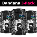 Torres Strait Islander Neck Gaiter Flag Feather Headdress Indigenous Dotwork Tribal Art