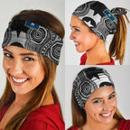 Torres Strait Islander Neck Gaiter Flag Feather Headdress Indigenous Dotwork Tribal Art