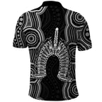 Torres Strait Islander Polo Shirt Flag Feather Headdress Indigenous Dotwork Tribal Art