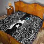 Torres Strait Islander Quilt Flag Feather Headdress Indigenous Dotwork Tribal Art
