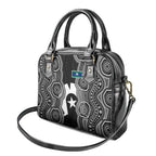 Torres Strait Islander Shoulder Handbag Flag Feather Headdress Indigenous Dotwork Tribal Art