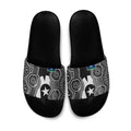 Torres Strait Islander Slide Sandals Flag Feather Headdress Indigenous Dotwork Tribal Art