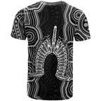 Torres Strait Islander T Shirt Flag Feather Headdress Indigenous Dotwork Tribal Art