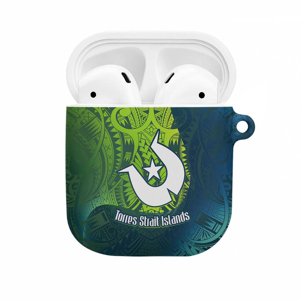 Torres Strait Islands AirPods Case Vibrant Polynesian Tribal Pattern Art