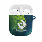 Torres Strait Islands AirPods Case Vibrant Polynesian Tribal Pattern Art