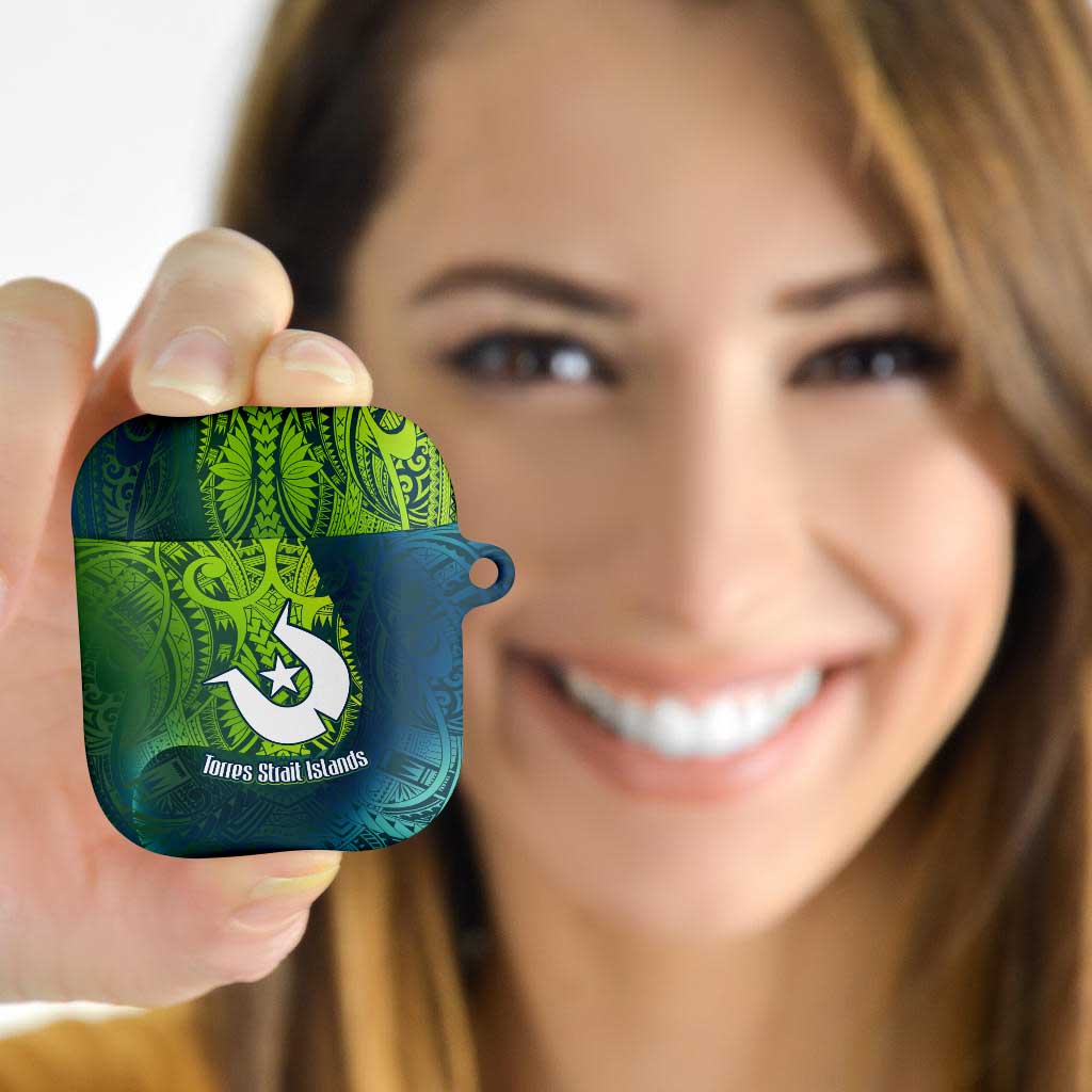 Torres Strait Islands AirPods Case Vibrant Polynesian Tribal Pattern Art