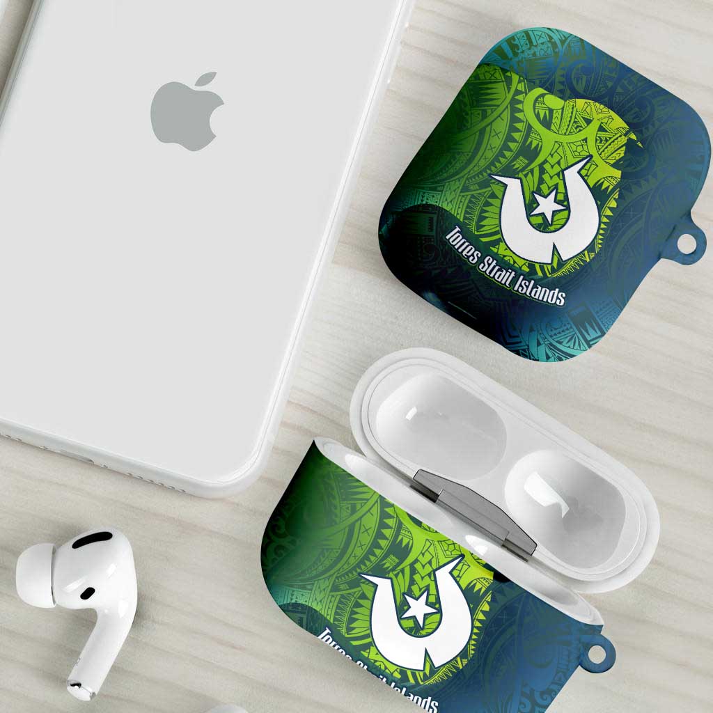 Torres Strait Islands AirPods Case Vibrant Polynesian Tribal Pattern Art