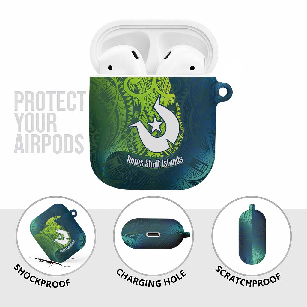 Torres Strait Islands AirPods Case Vibrant Polynesian Tribal Pattern Art