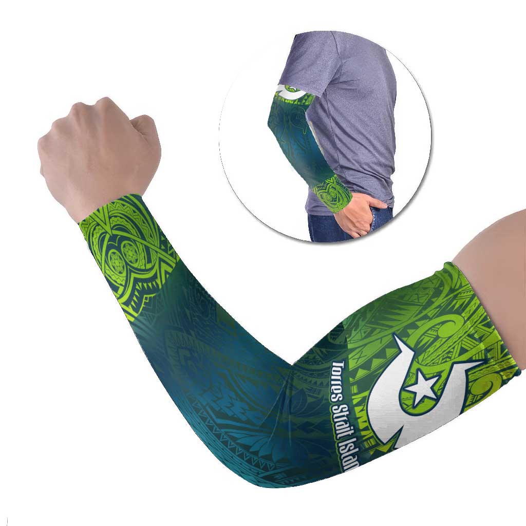 Torres Strait Islands Arm Sleeves Vibrant Polynesian Tribal Pattern Art