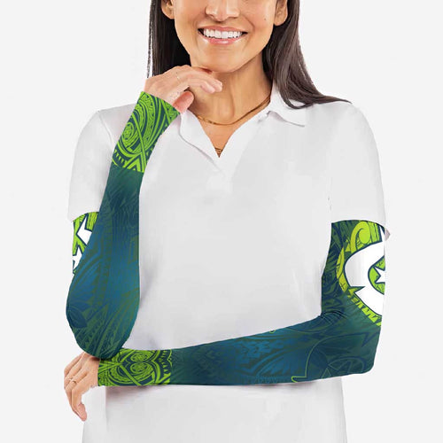 Torres Strait Islands Arm Sleeves Vibrant Polynesian Tribal Pattern Art