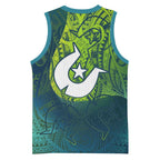 Torres Strait Islands Basketball Jersey Vibrant Polynesian Tribal Pattern Art