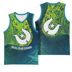 Torres Strait Islands Basketball Jersey Vibrant Polynesian Tribal Pattern Art