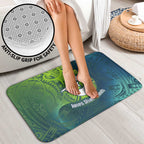 Torres Strait Islands Bathroom Set Vibrant Polynesian Tribal Pattern Art