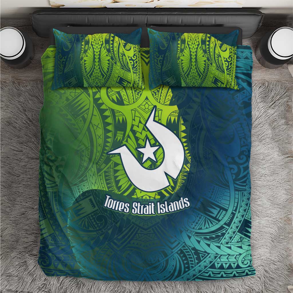 Torres Strait Islands Bedding Set Vibrant Polynesian Tribal Pattern Art