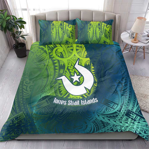 Torres Strait Islands Bedding Set Vibrant Polynesian Tribal Pattern Art