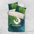 Torres Strait Islands Bedding Set Vibrant Polynesian Tribal Pattern Art