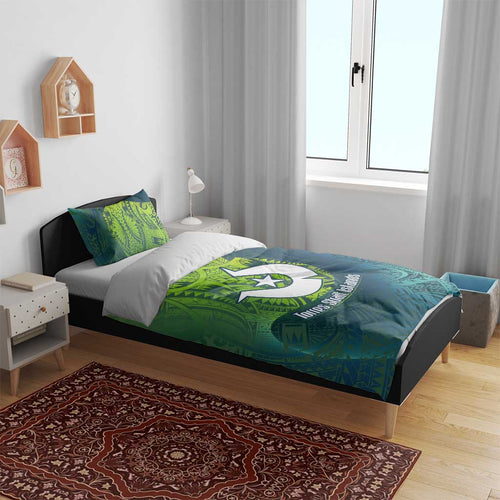 Torres Strait Islands Bedding Set Vibrant Polynesian Tribal Pattern Art
