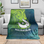 Torres Strait Islands Blanket Vibrant Polynesian Tribal Pattern Art