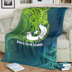 Torres Strait Islands Blanket Vibrant Polynesian Tribal Pattern Art