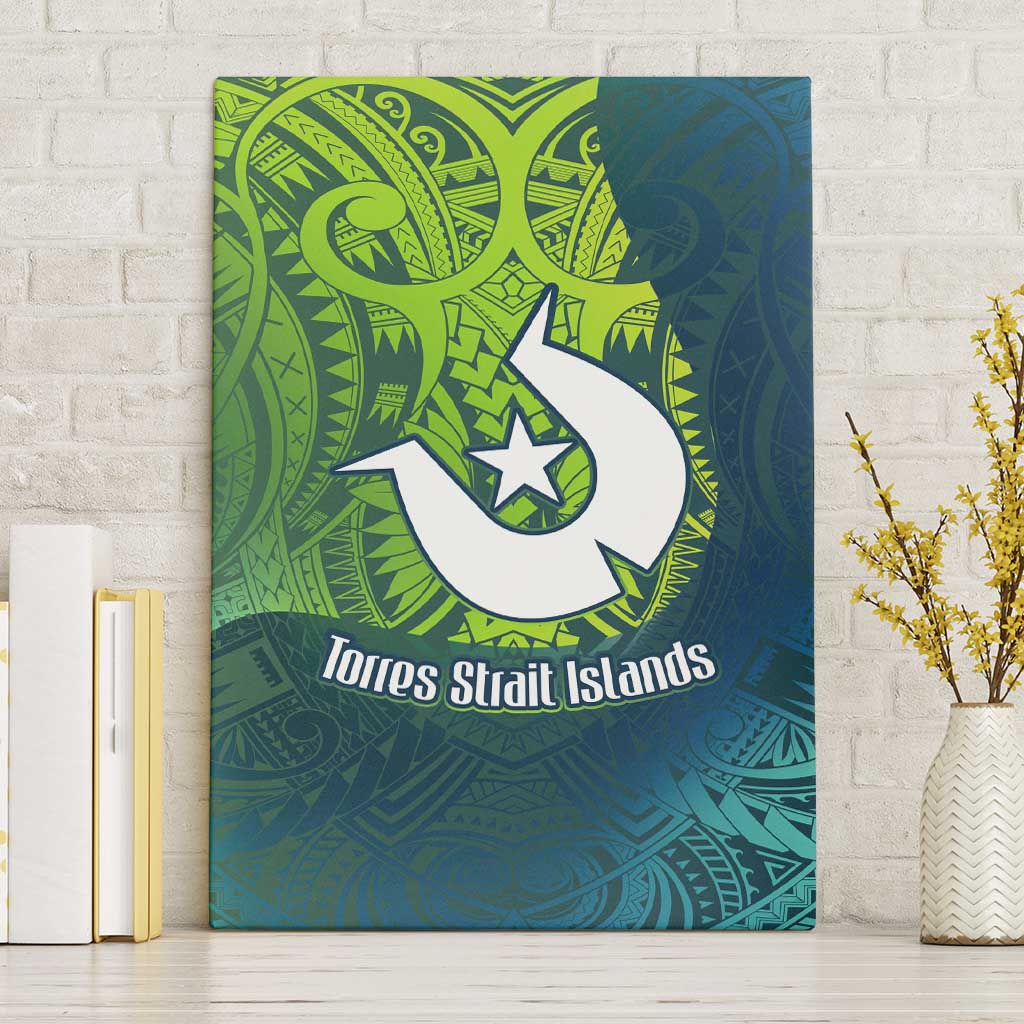 Torres Strait Islands Canvas Wall Art Vibrant Polynesian Tribal Pattern Art