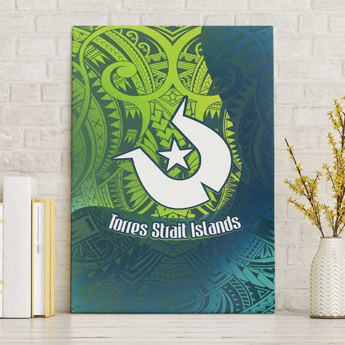 Torres Strait Islands Canvas Wall Art Vibrant Polynesian Tribal Pattern Art