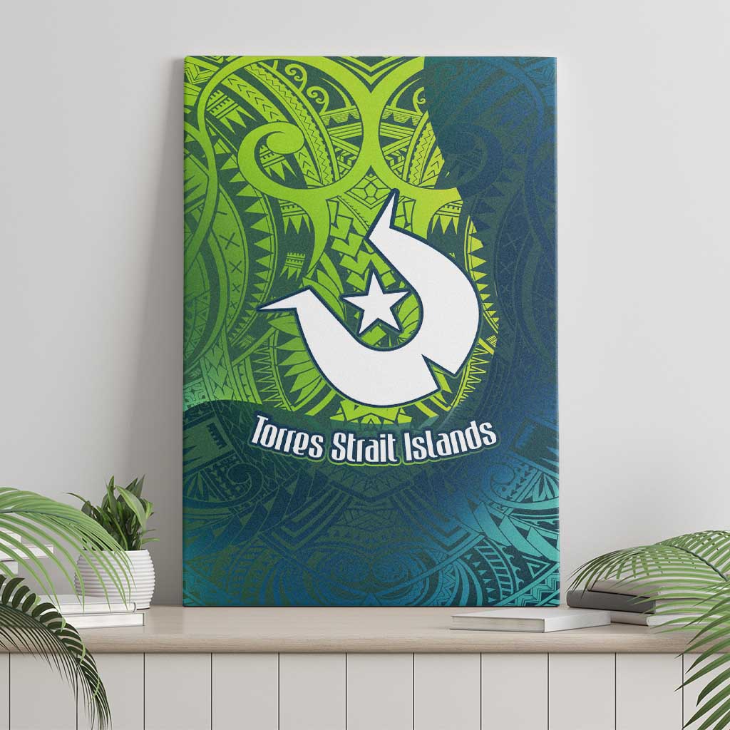 Torres Strait Islands Canvas Wall Art Vibrant Polynesian Tribal Pattern Art