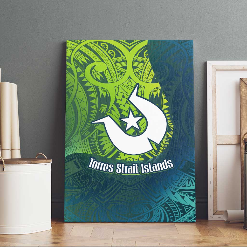 Torres Strait Islands Canvas Wall Art Vibrant Polynesian Tribal Pattern Art