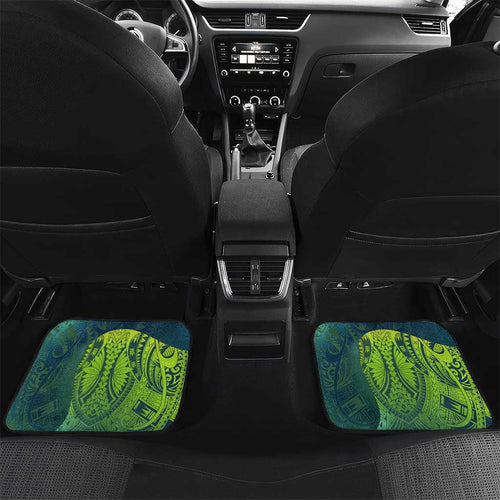 Torres Strait Islands Car Mats Vibrant Polynesian Tribal Pattern Art