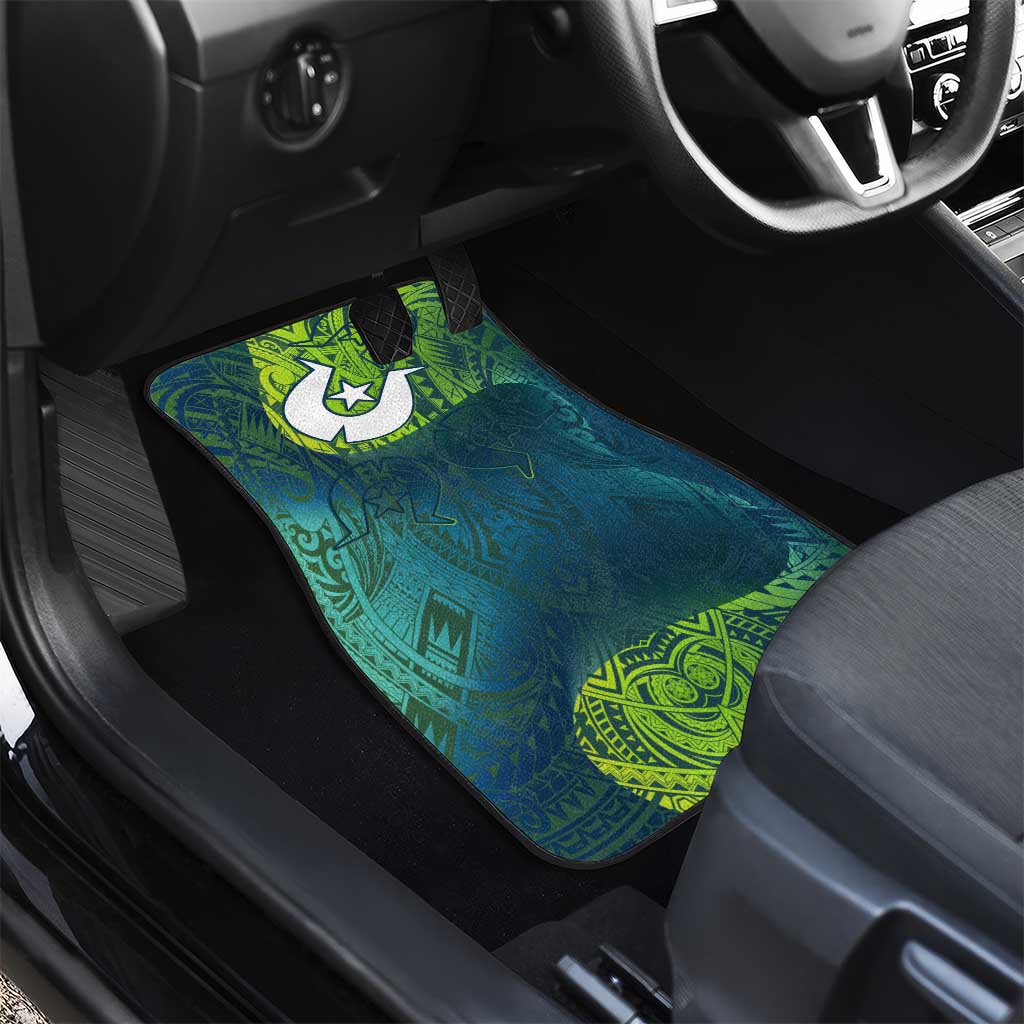 Torres Strait Islands Car Mats Vibrant Polynesian Tribal Pattern Art