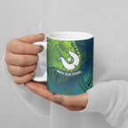 Torres Strait Islands Ceramic Mug Vibrant Polynesian Tribal Pattern Art