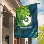 Torres Strait Islands Garden Flag Vibrant Polynesian Tribal Pattern Art