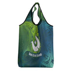 Torres Strait Islands Grocery Bag Vibrant Polynesian Tribal Pattern Art