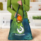 Torres Strait Islands Grocery Bag Vibrant Polynesian Tribal Pattern Art