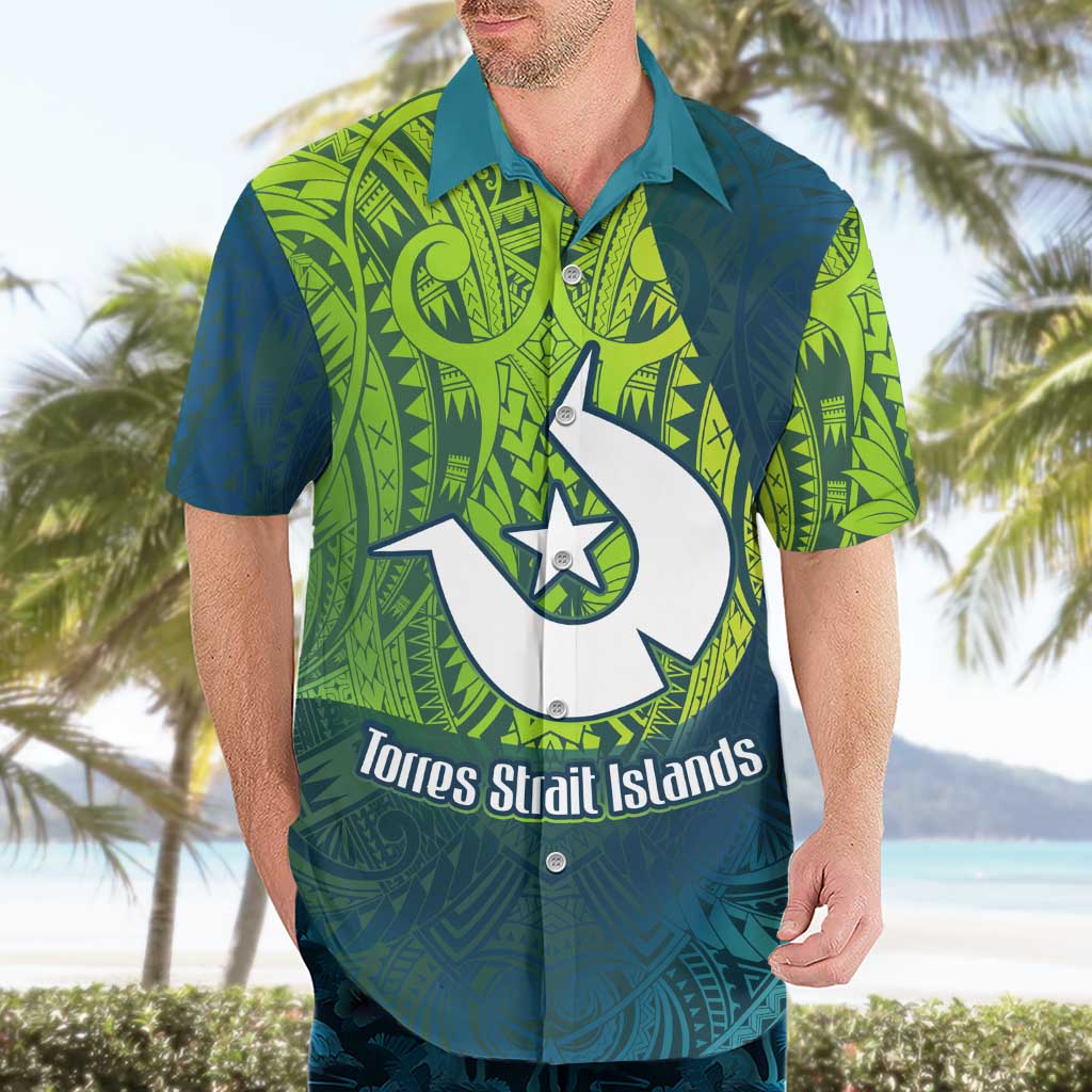 Torres Strait Islands Hawaiian Shirt Vibrant Polynesian Tribal Pattern Art